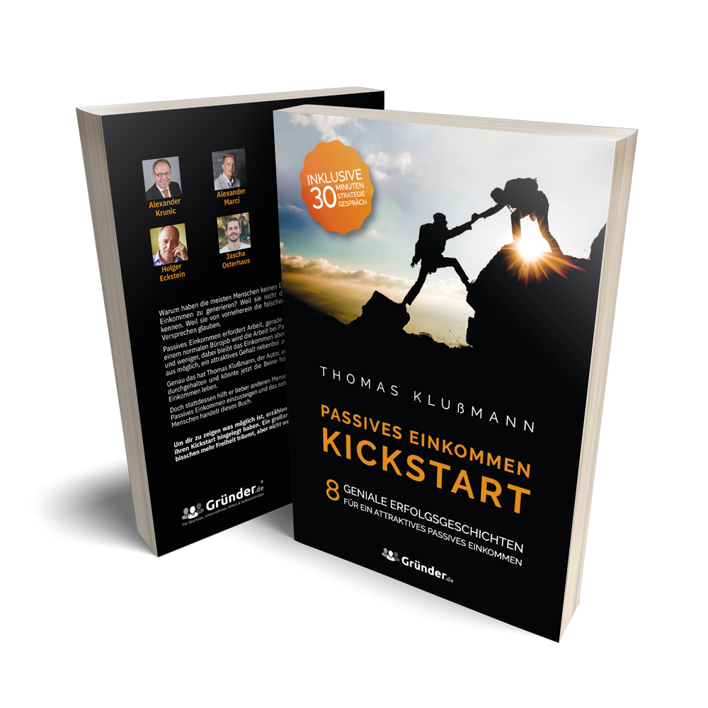 Kickstart Passives Einkommen 3D Front Back